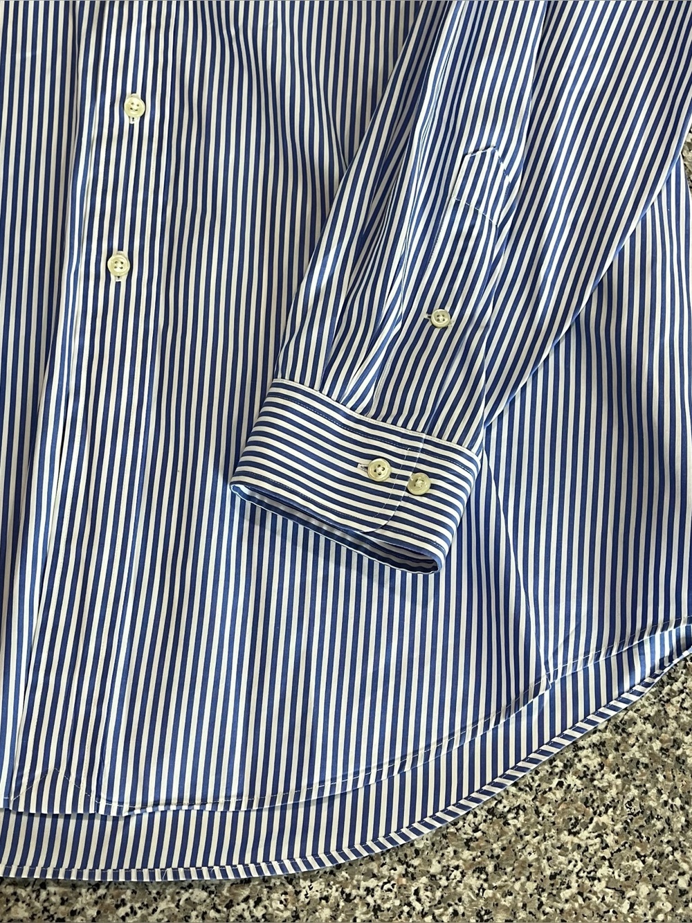 Vintage Ralph Lauren Classic Fit Nautical Button Down Shirt Mens XL 17 1/2 34/35 - Picture 7 of 8